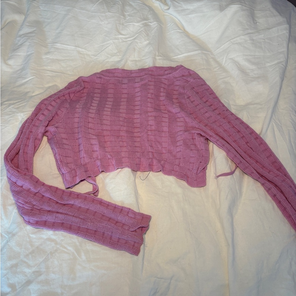 BDG Pink Women's Cardigan Sweater - Picture 3 of 3